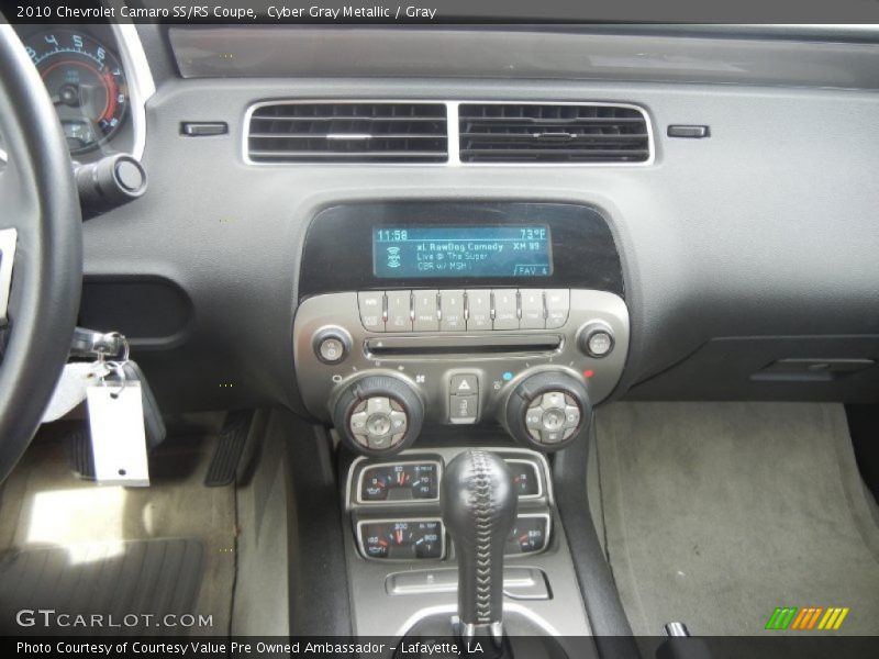 Cyber Gray Metallic / Gray 2010 Chevrolet Camaro SS/RS Coupe