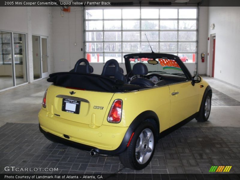 Liquid Yellow / Panther Black 2005 Mini Cooper Convertible