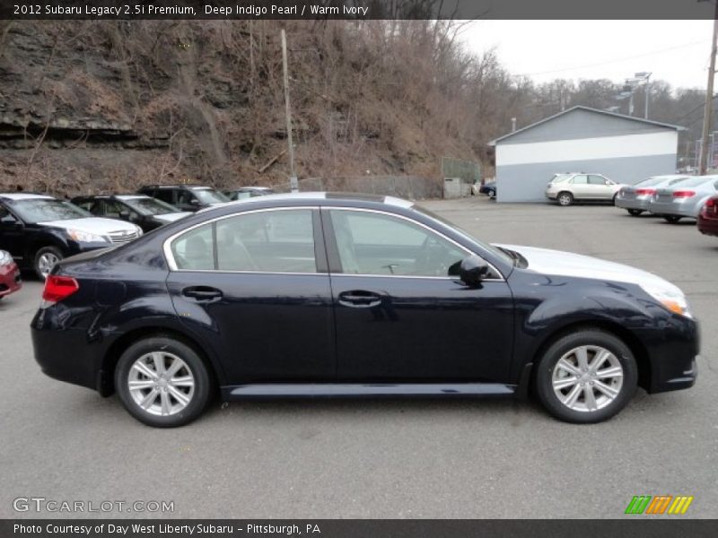 Deep Indigo Pearl / Warm Ivory 2012 Subaru Legacy 2.5i Premium