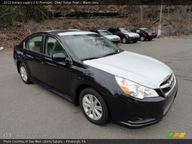 Deep Indigo Pearl / Warm Ivory 2012 Subaru Legacy 2.5i Premium