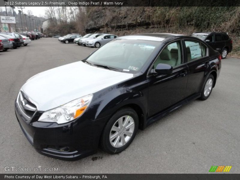 Deep Indigo Pearl / Warm Ivory 2012 Subaru Legacy 2.5i Premium