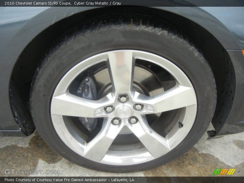 Cyber Gray Metallic / Gray 2010 Chevrolet Camaro SS/RS Coupe