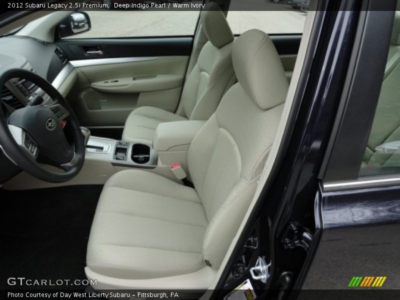 Deep Indigo Pearl / Warm Ivory 2012 Subaru Legacy 2.5i Premium