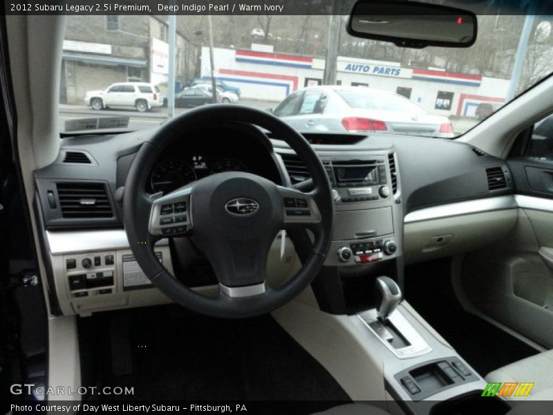 Deep Indigo Pearl / Warm Ivory 2012 Subaru Legacy 2.5i Premium