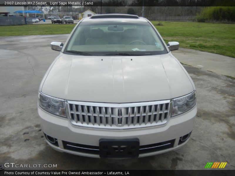 Light Sage Metallic / Sand 2007 Lincoln MKZ Sedan