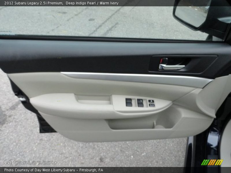 Deep Indigo Pearl / Warm Ivory 2012 Subaru Legacy 2.5i Premium