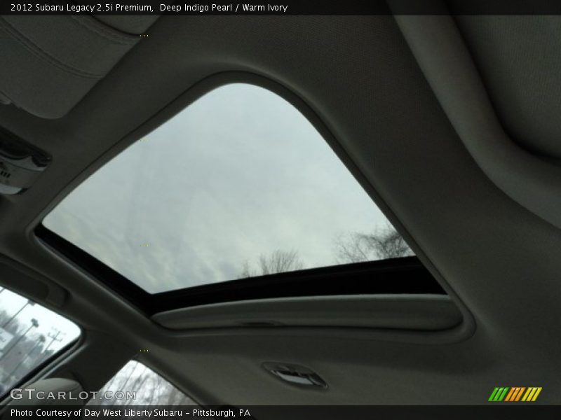 Deep Indigo Pearl / Warm Ivory 2012 Subaru Legacy 2.5i Premium