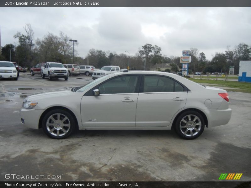 Light Sage Metallic / Sand 2007 Lincoln MKZ Sedan