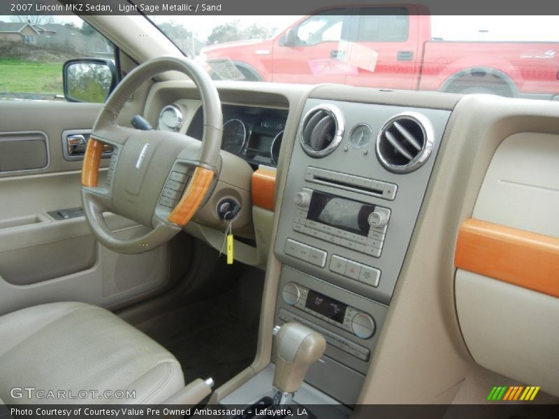 Light Sage Metallic / Sand 2007 Lincoln MKZ Sedan