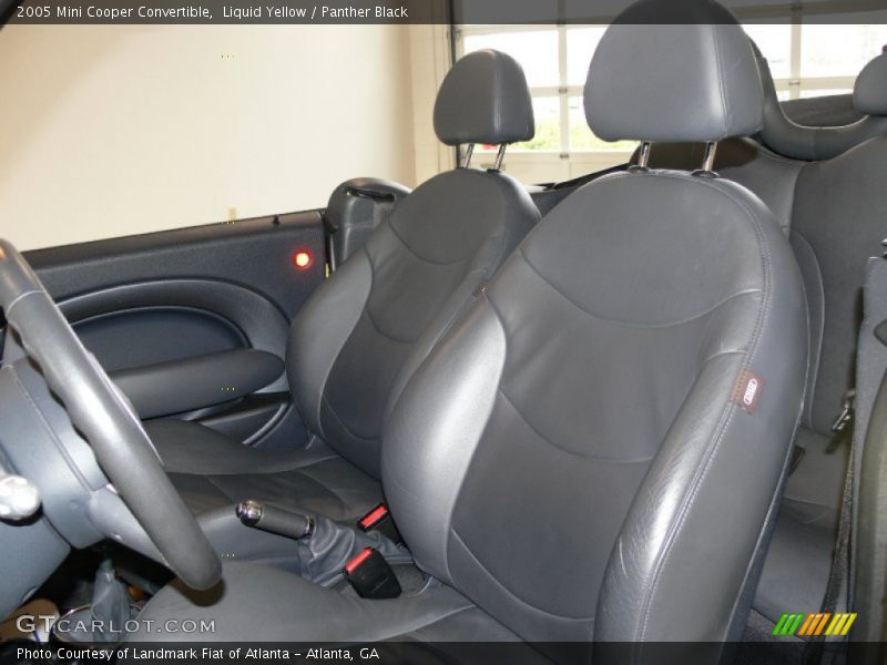 Liquid Yellow / Panther Black 2005 Mini Cooper Convertible