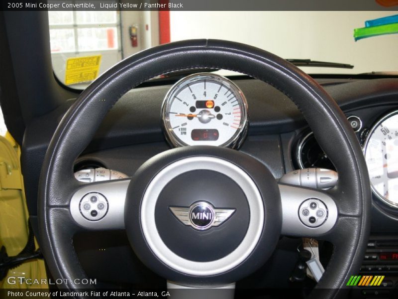 Liquid Yellow / Panther Black 2005 Mini Cooper Convertible