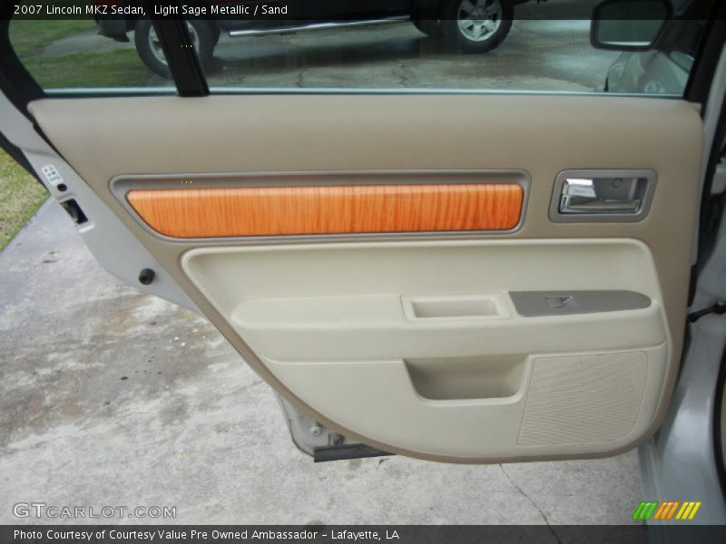Light Sage Metallic / Sand 2007 Lincoln MKZ Sedan