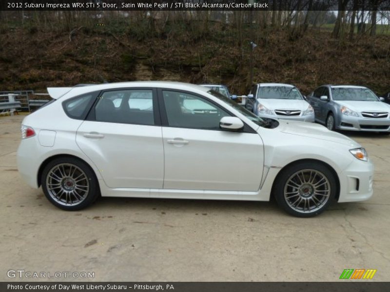  2012 Impreza WRX STi 5 Door Satin White Pearl