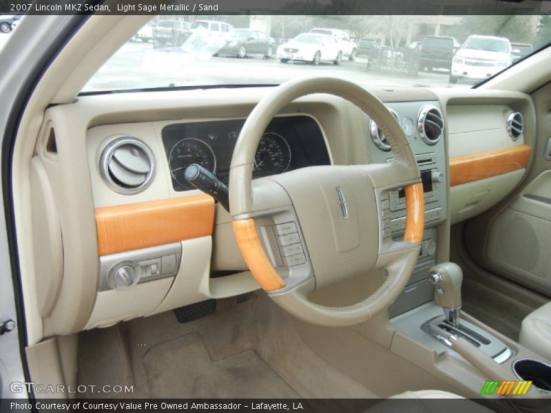 Light Sage Metallic / Sand 2007 Lincoln MKZ Sedan