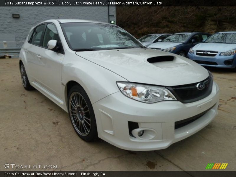 Front 3/4 View of 2012 Impreza WRX STi 5 Door