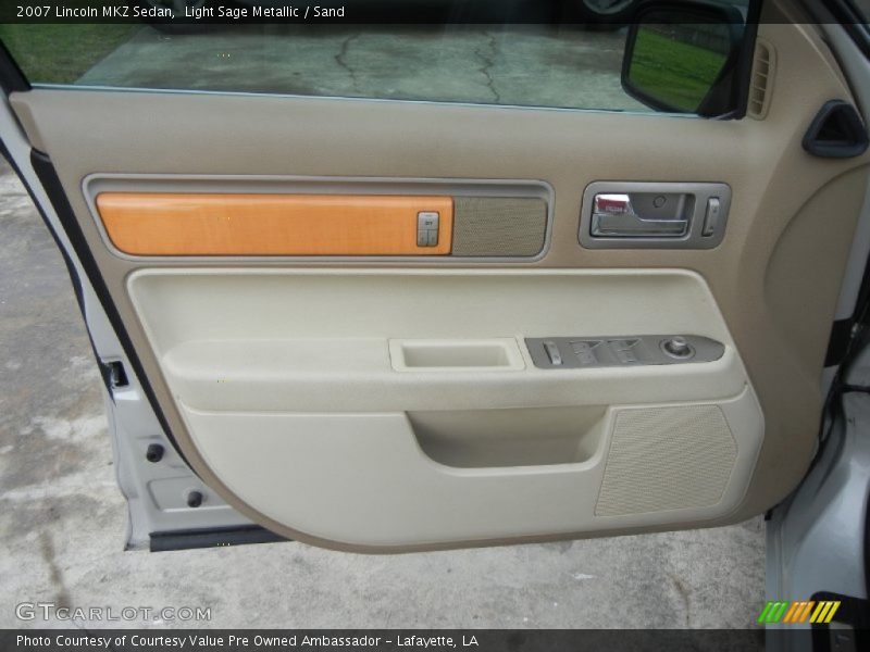 Light Sage Metallic / Sand 2007 Lincoln MKZ Sedan