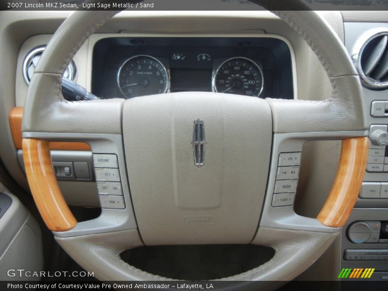 Light Sage Metallic / Sand 2007 Lincoln MKZ Sedan