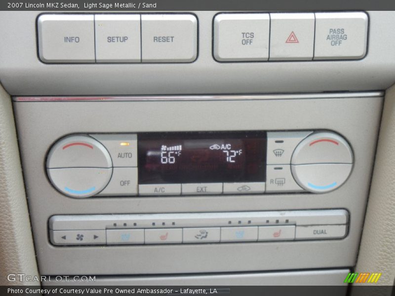 Light Sage Metallic / Sand 2007 Lincoln MKZ Sedan