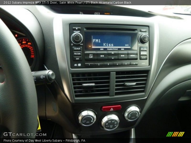 Controls of 2012 Impreza WRX STi 5 Door