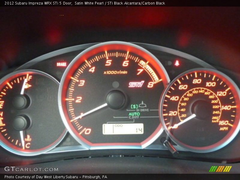  2012 Impreza WRX STi 5 Door WRX STi 5 Door Gauges