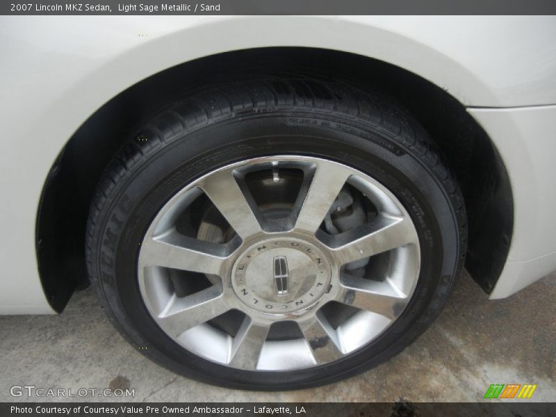 Light Sage Metallic / Sand 2007 Lincoln MKZ Sedan