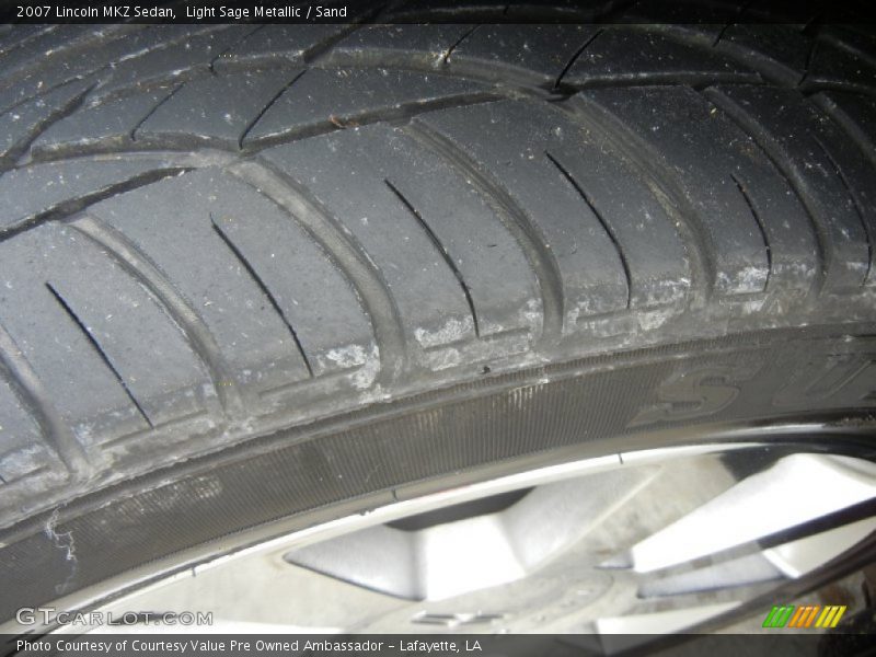 Light Sage Metallic / Sand 2007 Lincoln MKZ Sedan