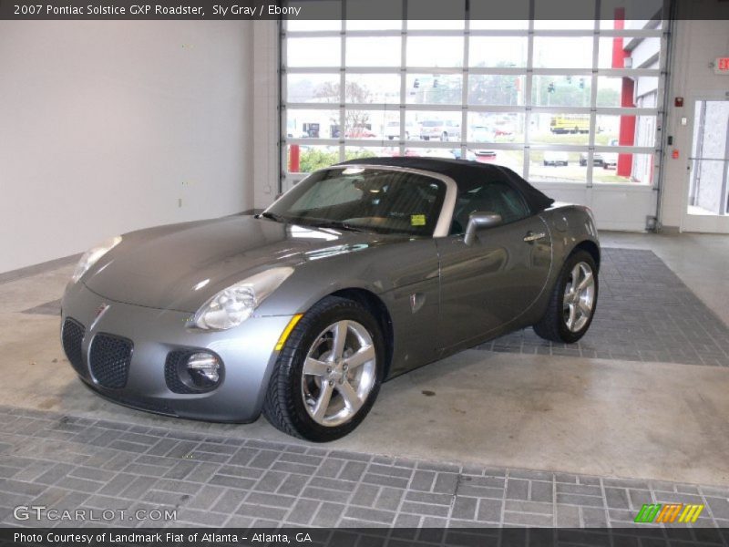 Sly Gray / Ebony 2007 Pontiac Solstice GXP Roadster