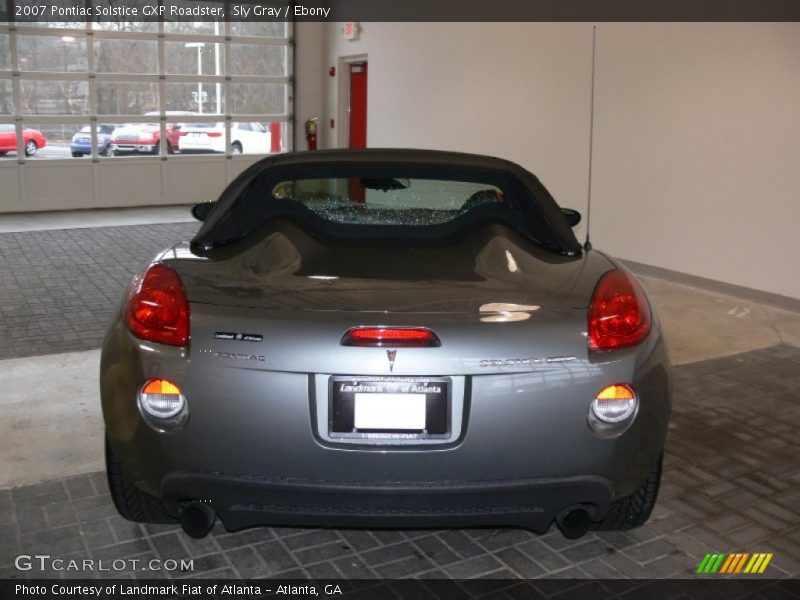 Sly Gray / Ebony 2007 Pontiac Solstice GXP Roadster