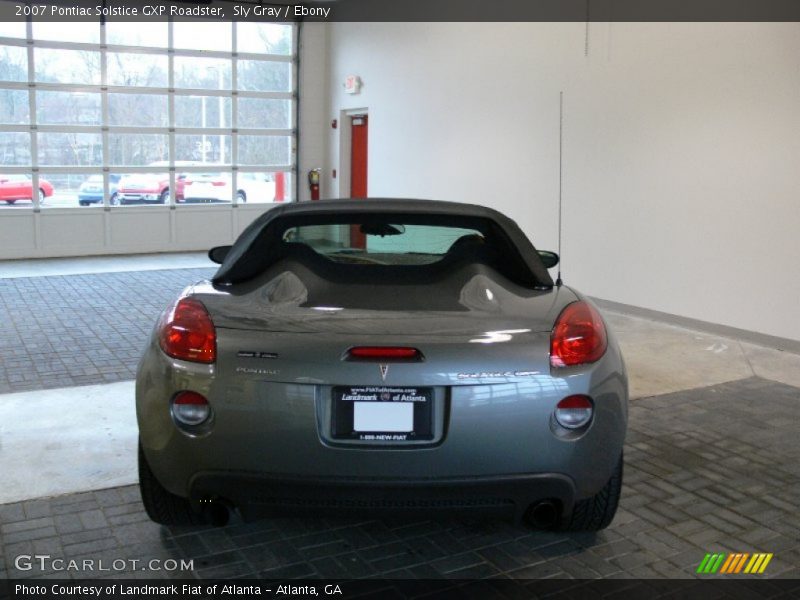 Sly Gray / Ebony 2007 Pontiac Solstice GXP Roadster