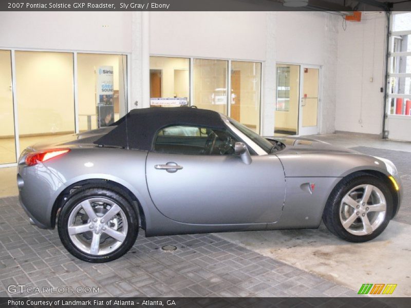 Sly Gray / Ebony 2007 Pontiac Solstice GXP Roadster