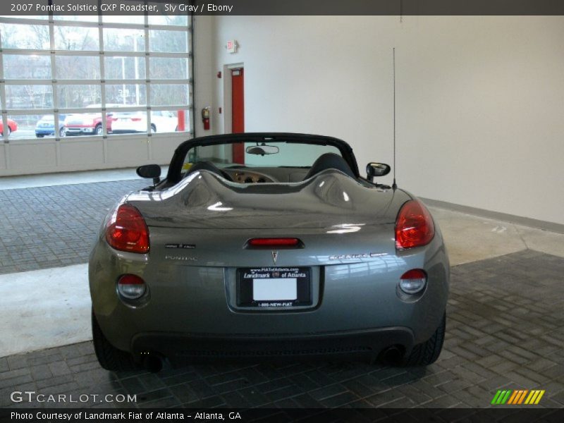 Sly Gray / Ebony 2007 Pontiac Solstice GXP Roadster