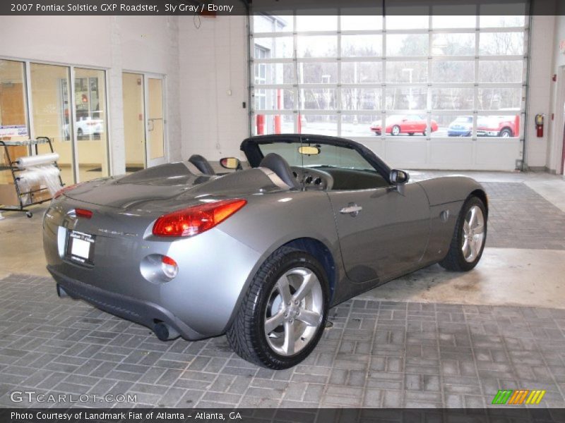 Sly Gray / Ebony 2007 Pontiac Solstice GXP Roadster