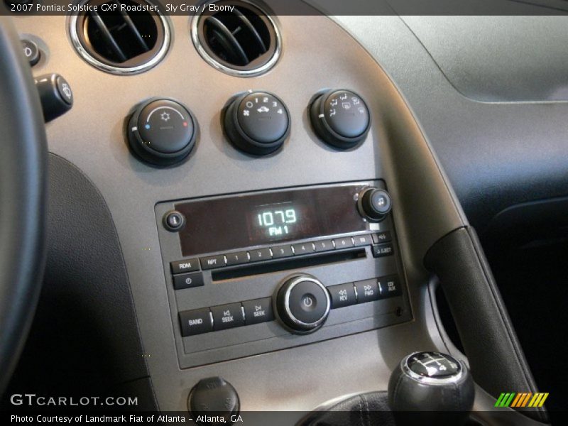Sly Gray / Ebony 2007 Pontiac Solstice GXP Roadster