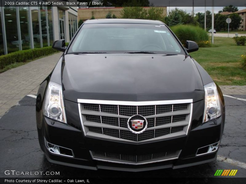Black Raven / Ebony 2009 Cadillac CTS 4 AWD Sedan