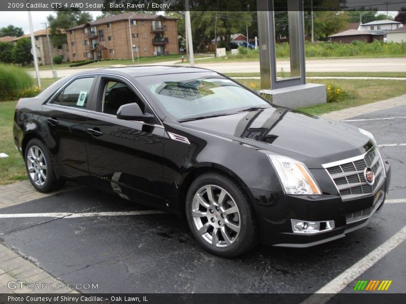 Black Raven / Ebony 2009 Cadillac CTS 4 AWD Sedan