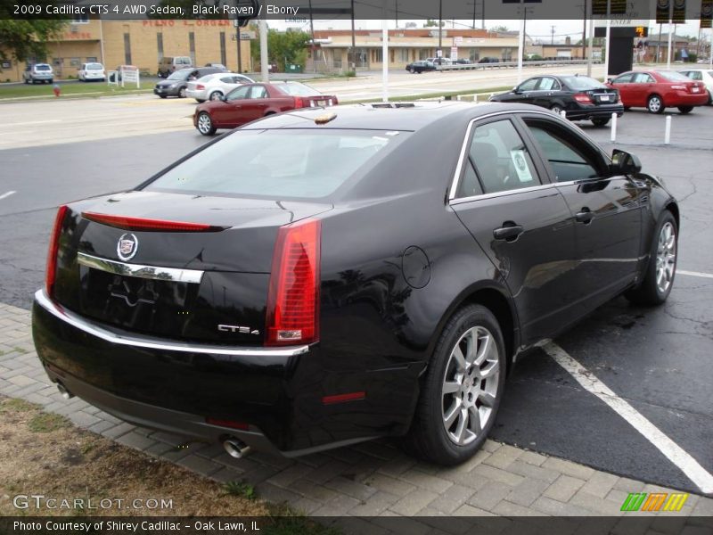 Black Raven / Ebony 2009 Cadillac CTS 4 AWD Sedan