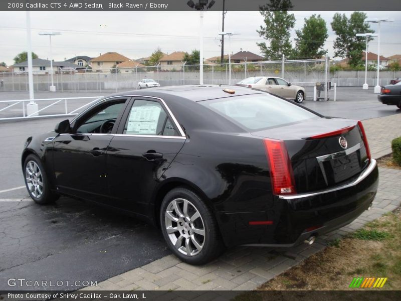 Black Raven / Ebony 2009 Cadillac CTS 4 AWD Sedan
