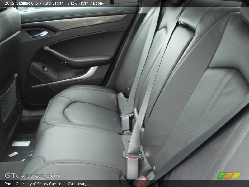 Black Raven / Ebony 2009 Cadillac CTS 4 AWD Sedan