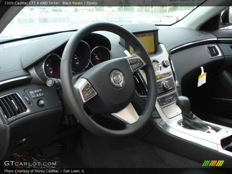 Black Raven / Ebony 2009 Cadillac CTS 4 AWD Sedan