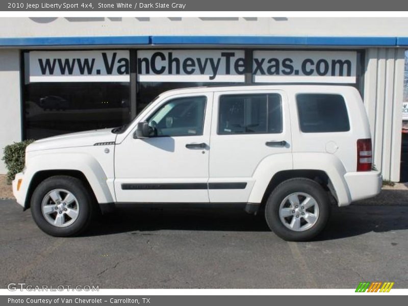 Stone White / Dark Slate Gray 2010 Jeep Liberty Sport 4x4