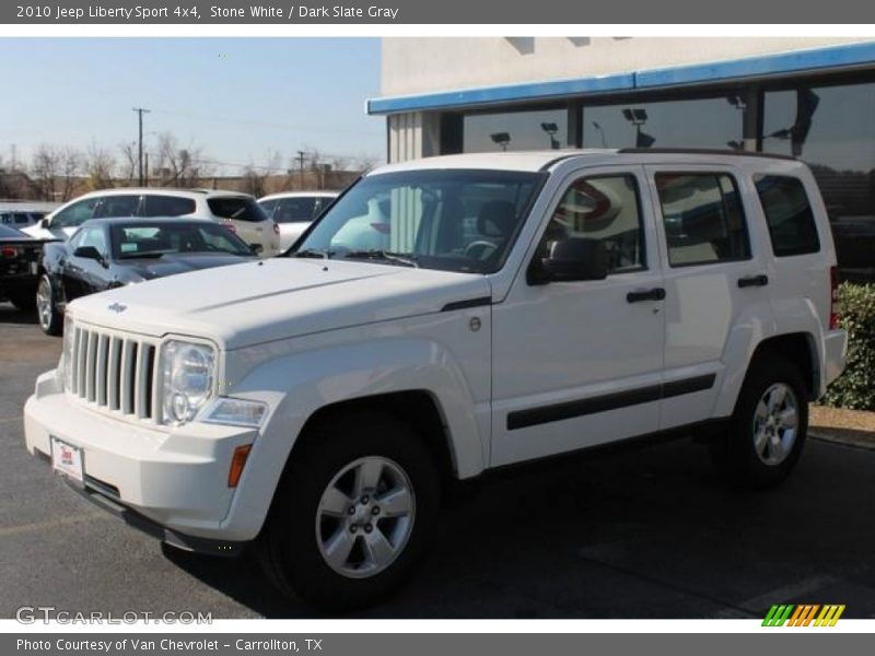 Stone White / Dark Slate Gray 2010 Jeep Liberty Sport 4x4