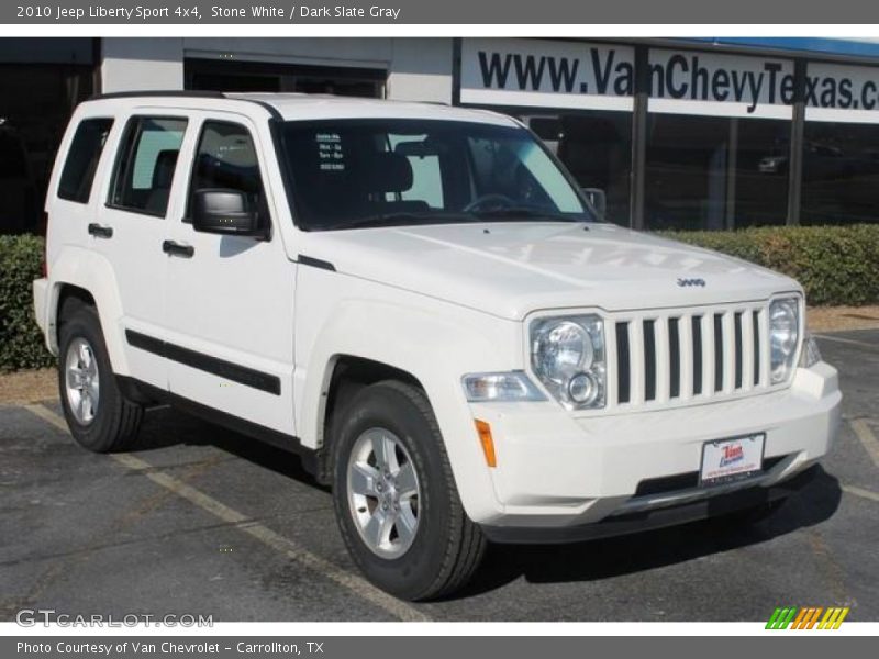 Stone White / Dark Slate Gray 2010 Jeep Liberty Sport 4x4
