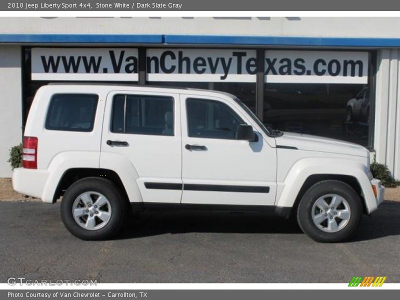 Stone White / Dark Slate Gray 2010 Jeep Liberty Sport 4x4