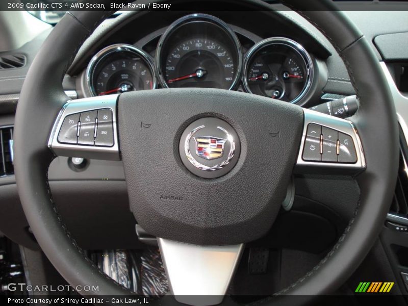 Black Raven / Ebony 2009 Cadillac CTS 4 AWD Sedan