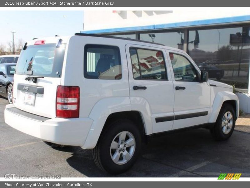 Stone White / Dark Slate Gray 2010 Jeep Liberty Sport 4x4