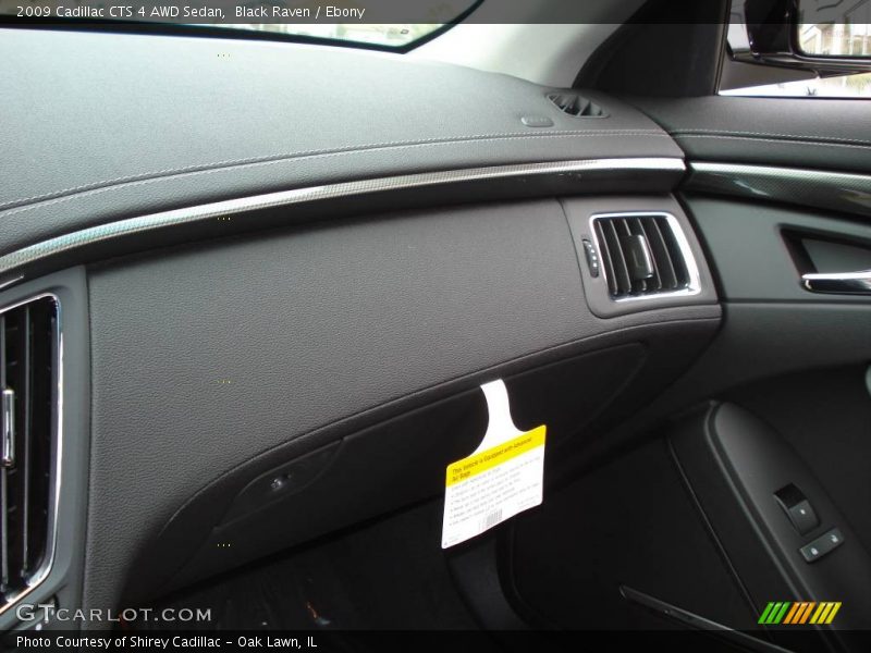 Black Raven / Ebony 2009 Cadillac CTS 4 AWD Sedan