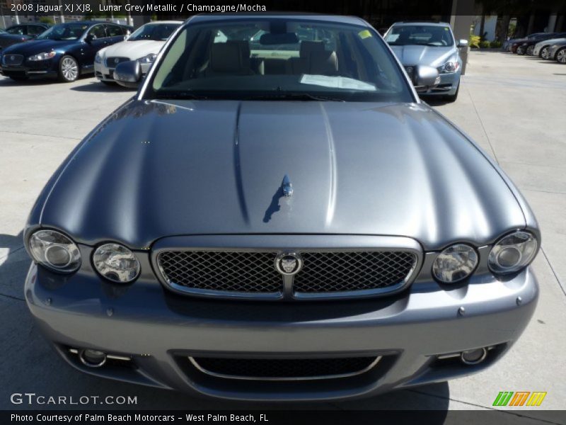 Lunar Grey Metallic / Champagne/Mocha 2008 Jaguar XJ XJ8