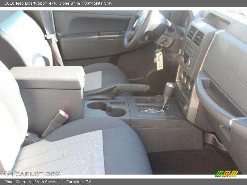 Stone White / Dark Slate Gray 2010 Jeep Liberty Sport 4x4