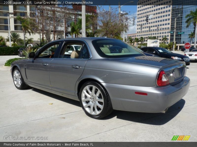 Lunar Grey Metallic / Champagne/Mocha 2008 Jaguar XJ XJ8