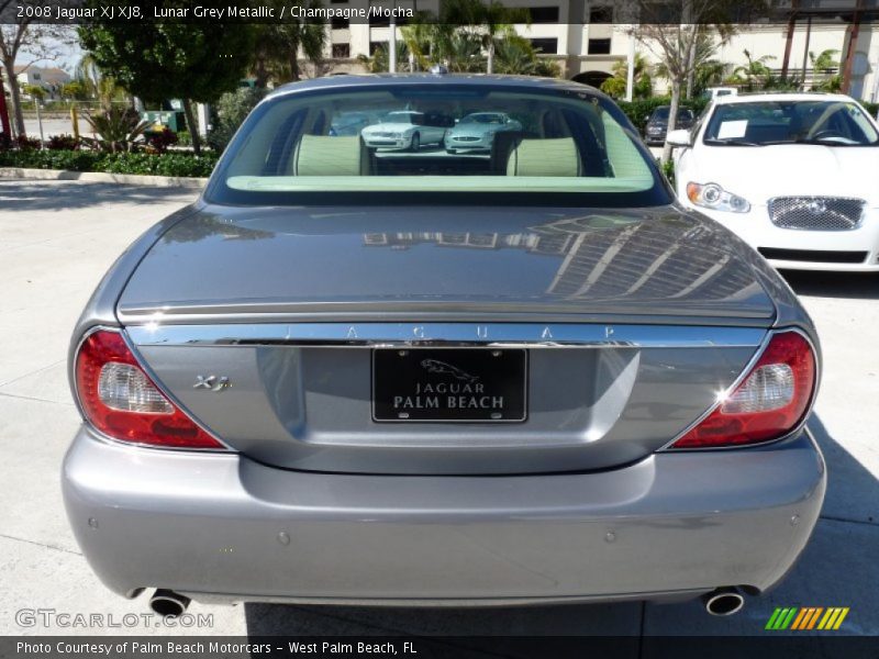 Lunar Grey Metallic / Champagne/Mocha 2008 Jaguar XJ XJ8